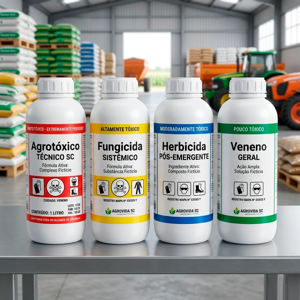 rotulos e etiquetas agrotoxicos