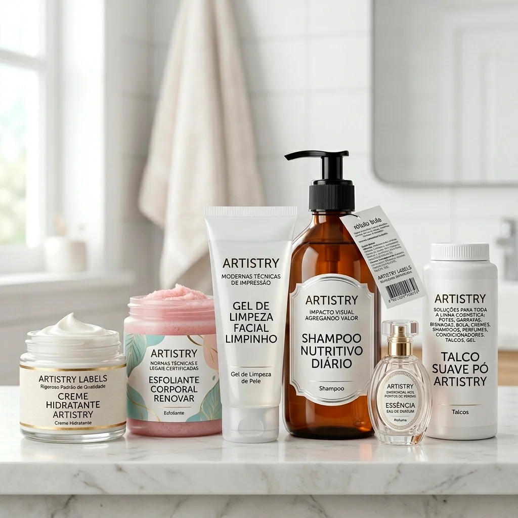 rotulos e etiquetas cosmeticos