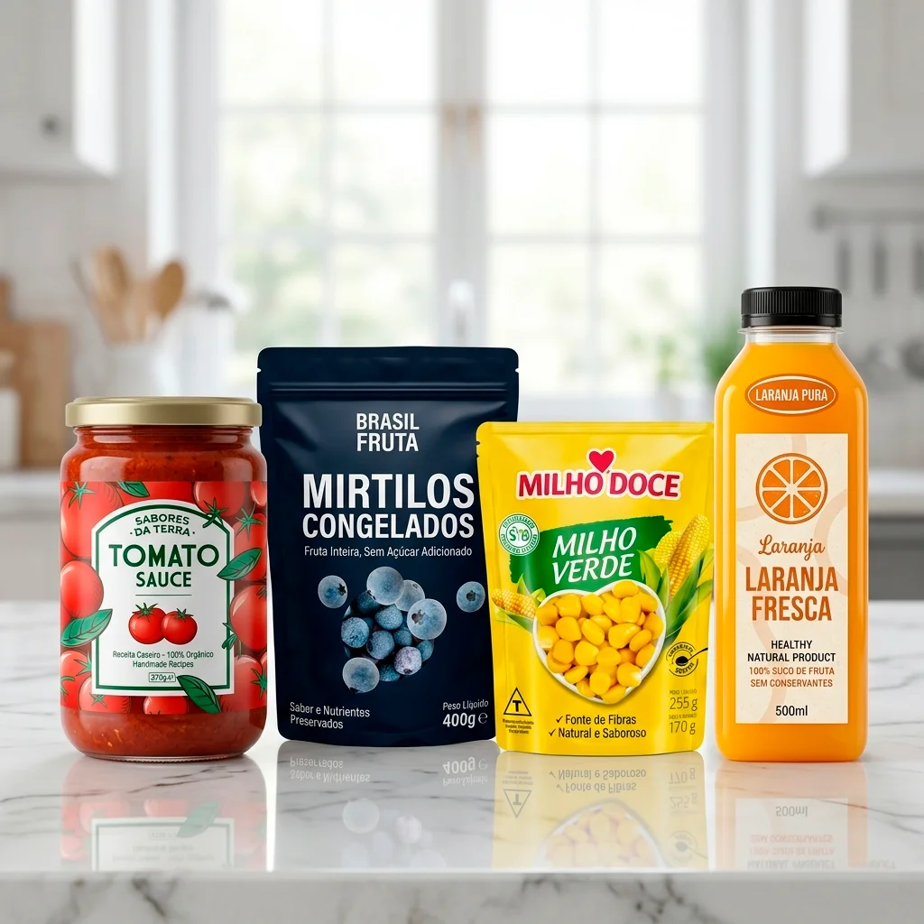 rótulos de alimentos