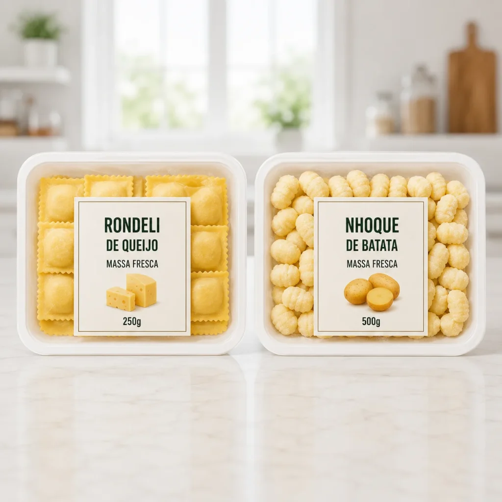 rótulos para alimentos congelados