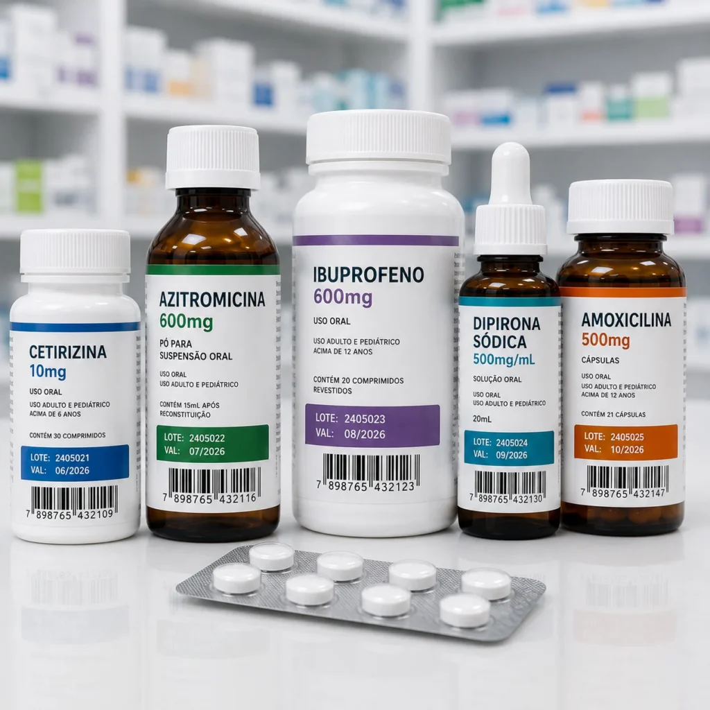rótulos para medicamentos com codigo de barras
